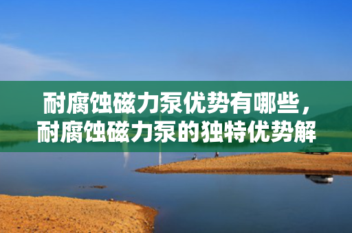 耐腐蚀磁力泵优势有哪些，耐腐蚀磁力泵的独特优势解析