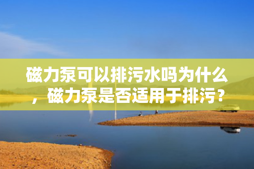 磁力泵可以排污水吗为什么，磁力泵是否适用于排污？原因解析