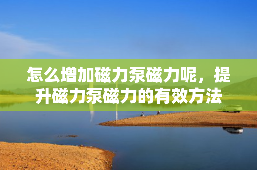 怎么增加磁力泵磁力呢，提升磁力泵磁力的有效方法