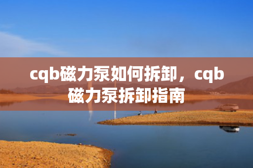 cqb磁力泵如何拆卸，cqb磁力泵拆卸指南