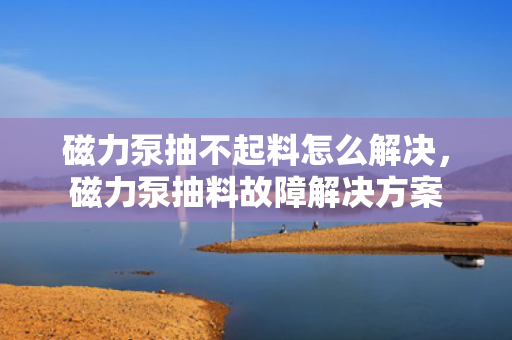 磁力泵抽不起料怎么解决，磁力泵抽料故障解决方案