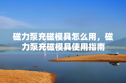 磁力泵充磁模具怎么用，磁力泵充磁模具使用指南