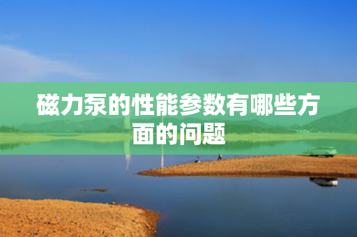 磁力泵的性能参数有哪些方面的问题