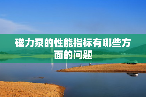 磁力泵的性能指标有哪些方面的问题