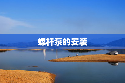 螺杆泵的安装