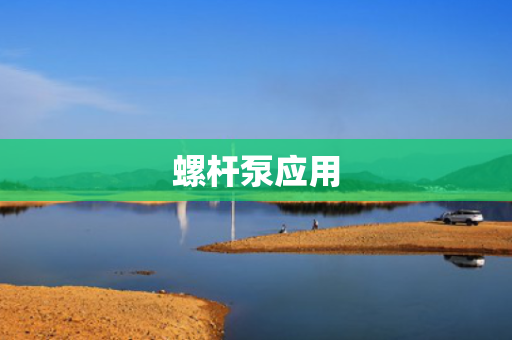 螺杆泵应用