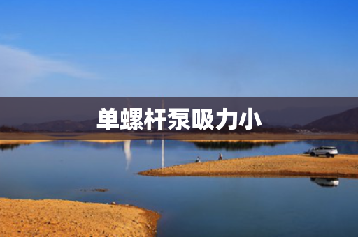单螺杆泵吸力小