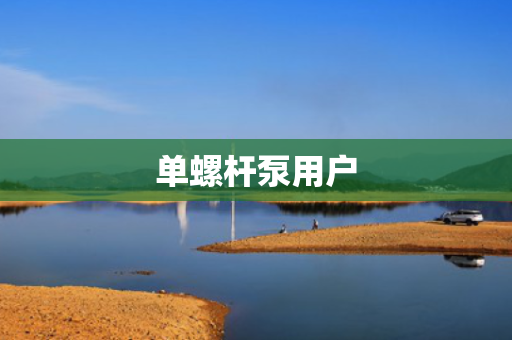 单螺杆泵用户