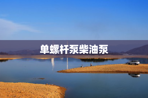 单螺杆泵柴油泵
