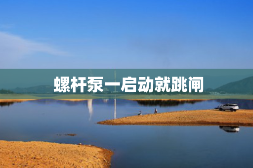  螺杆泵一启动就跳闸