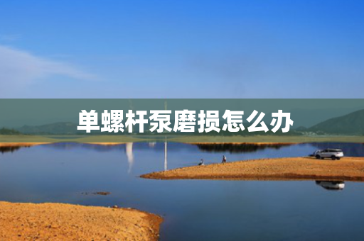  单螺杆泵磨损怎么办
