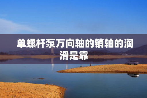 单螺杆泵万向轴的销轴的润滑是靠