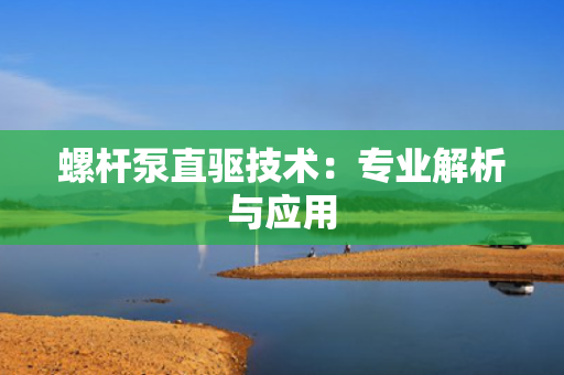 螺杆泵直驱技术：专业解析与应用