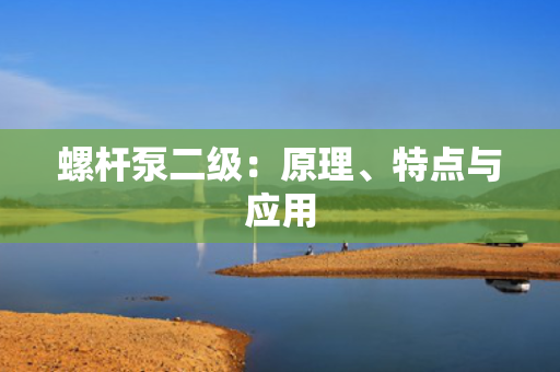 螺杆泵二级：原理、特点与应用