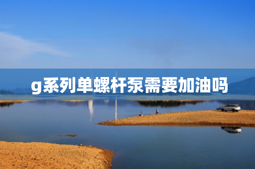  g系列单螺杆泵需要加油吗