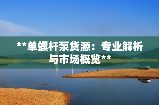 **单螺杆泵货源：专业解析与市场概览**