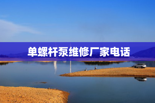  单螺杆泵维修厂家电话