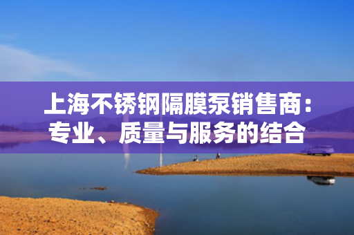 上海不锈钢隔膜泵销售商：专业、质量与服务的结合