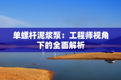 单螺杆泥浆泵：工程师视角下的全面解析