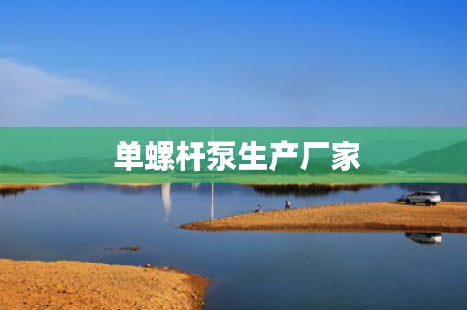  单螺杆泵生产厂家
