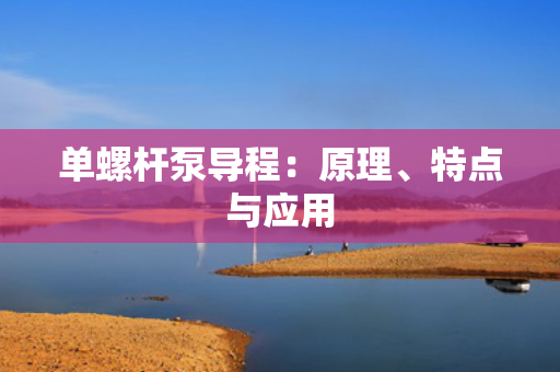 单螺杆泵导程：原理、特点与应用