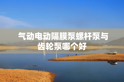  气动电动隔膜泵螺杆泵与齿轮泵哪个好