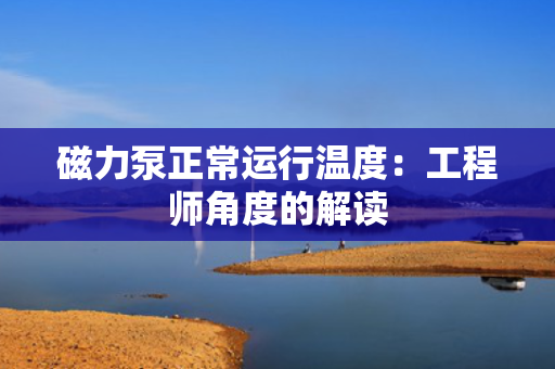 磁力泵正常运行温度：工程师角度的解读