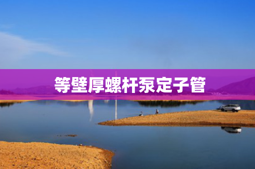  等壁厚螺杆泵定子管
