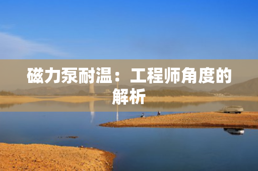 磁力泵耐温：工程师角度的解析