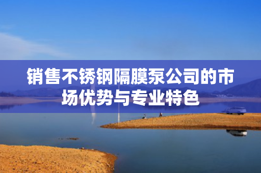 销售不锈钢隔膜泵公司的市场优势与专业特色