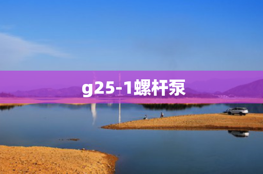  g25-1螺杆泵