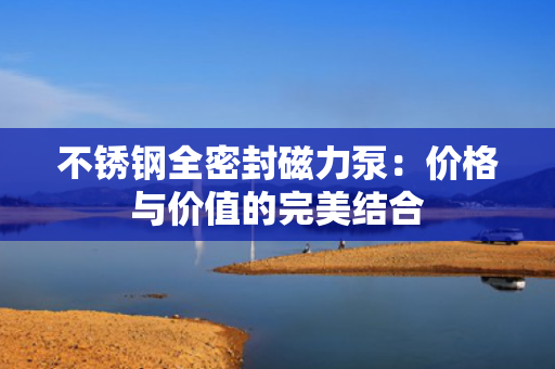 不锈钢全密封磁力泵：价格与价值的完美结合