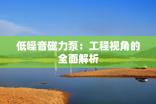 低噪音磁力泵：工程视角的全面解析