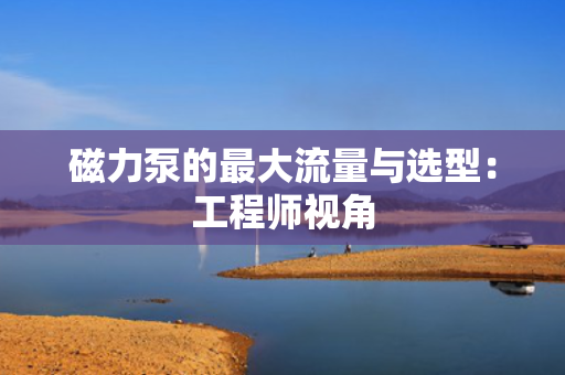 磁力泵的最大流量与选型：工程师视角
