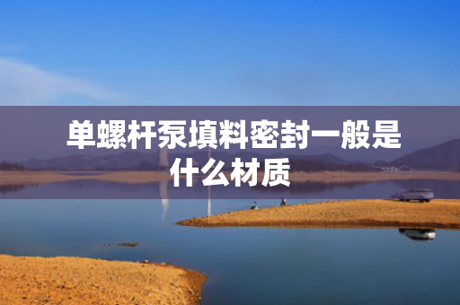  单螺杆泵填料密封一般是什么材质