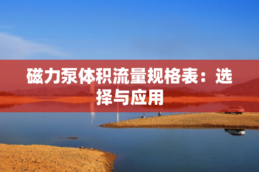 磁力泵体积流量规格表：选择与应用
