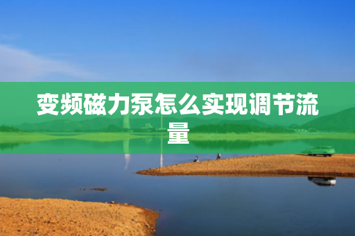 变频磁力泵怎么实现调节流量