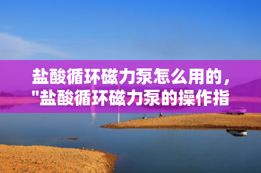 盐酸循环磁力泵怎么用的，
