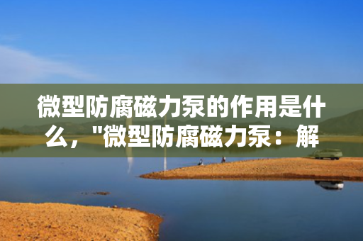 微型防腐磁力泵的作用是什么，