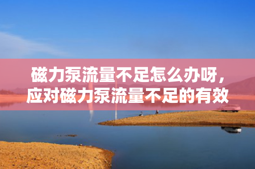 磁力泵流量不足怎么办呀，应对磁力泵流量不足的有效方法
