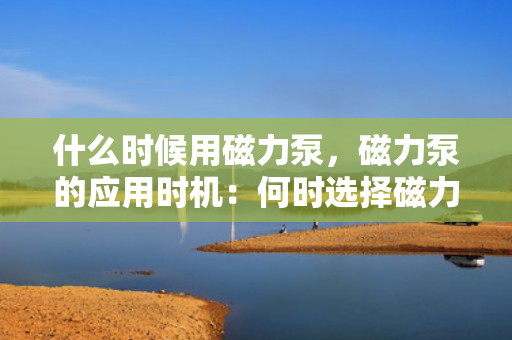 什么时候用磁力泵，磁力泵的应用时机：何时选择磁力驱动泵？