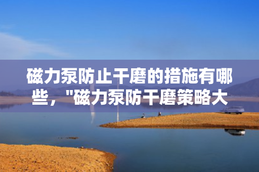 磁力泵防止干磨的措施有哪些，