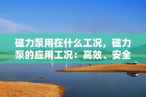 磁力泵用在什么工况，磁力泵的应用工况：高效、安全、适用于多种特殊流体传输场景