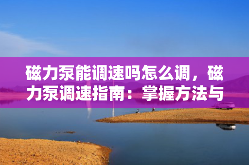 磁力泵能调速吗怎么调，磁力泵调速指南：掌握方法与技巧，实现精准控制