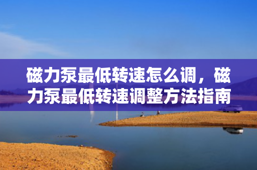 磁力泵最低转速怎么调，磁力泵最低转速调整方法指南