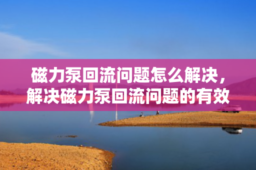 磁力泵回流问题怎么解决，解决磁力泵回流问题的有效方法