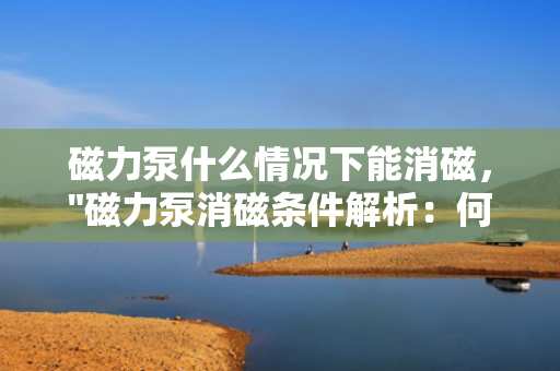 磁力泵什么情况下能消磁，