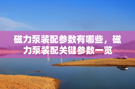 磁力泵装配参数有哪些，磁力泵装配关键参数一览