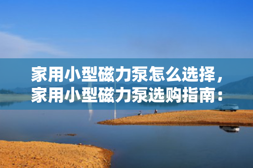 家用小型磁力泵怎么选择，家用小型磁力泵选购指南：如何为您的家挑选合适的磁力泵
