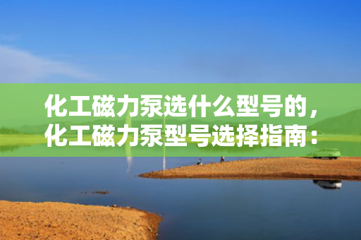 化工磁力泵选什么型号的，化工磁力泵型号选择指南：如何为您的化工应用挑选合适的磁力泵